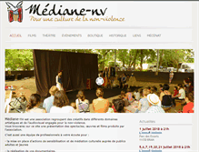 Tablet Screenshot of mediane-nv.org